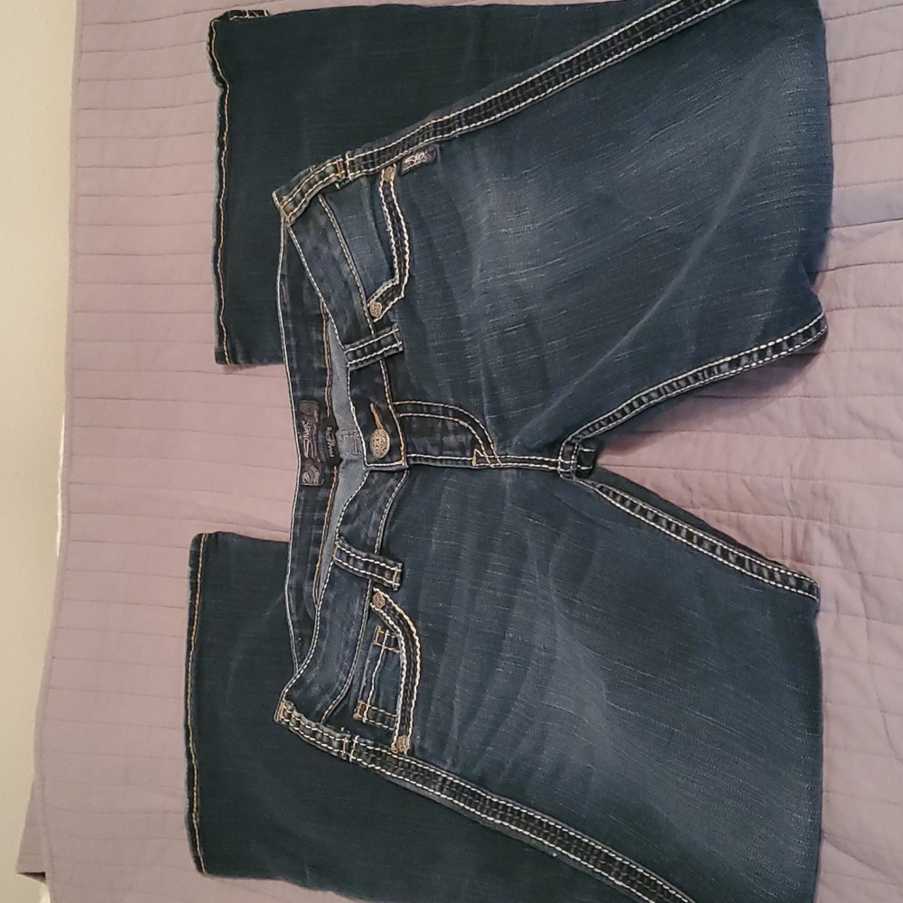 Silver jeans